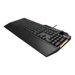 Asus TUF Gaming K1 USB cseppálló magyar gaming billentyűzet fekete