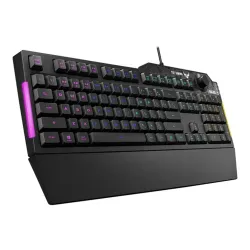 Asus TUF Gaming K1 USB cseppálló magyar gaming billentyűzet fekete