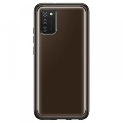 Samsung OSAM-EF-QA026TBEG Galaxy A02S fekete szilikon hátlap