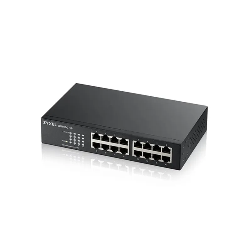 ZyXEL GS1100-16 16 Portos 10/100/1000 Switch (GS1100-16-EU0103F) ZyXEL GS1100-16 16 Portos 10/100/1000 Switch (GS1100-16-EU0103F)