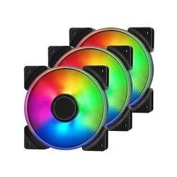 Ventilátor Fractal Design Prisma AL-14 ARGB PWM 3-Pack rendszerhűtő
