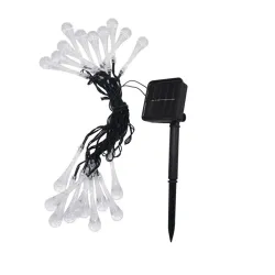 Iris DL-020CW-SL-20LED szolár LED dekorációs fényfüzér hideg fehér