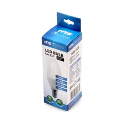 LED fényforrás Iris Lighting E14 C37 6W/4000K/540lm gyertya