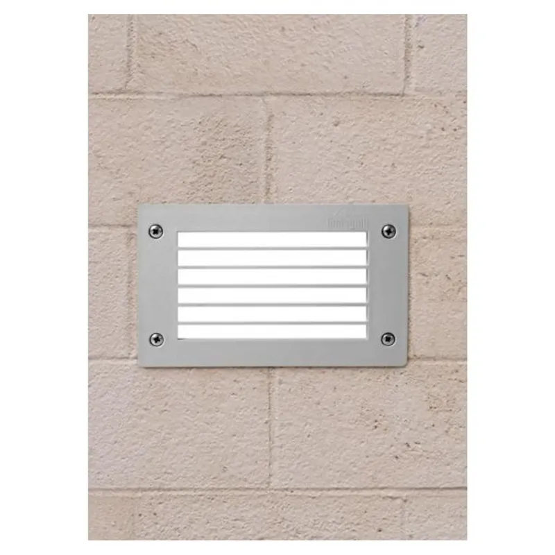 Fumagalli LETI 200 GL LED 3W GX53 fehér kültéri beépíthető falilámpa Fumagalli LETI 200 GL LED 3W GX53 fehér kültéri beépíthető falilámpa