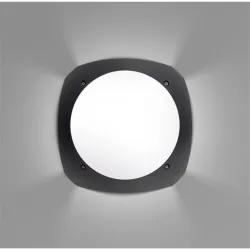 Fumagalli STUCCHI LED 18W 3K GX53 fekete kültéri falilámpa