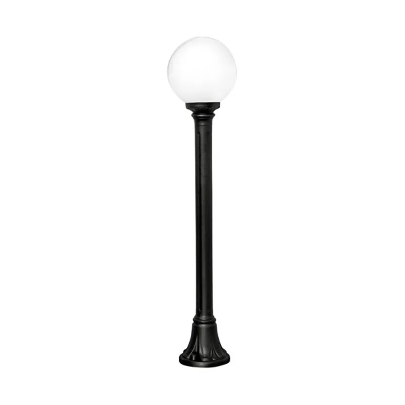Fumagalli MIZAR/250 LED 6W 4K E27 opál/fekete kültéri állólámpa Fumagalli MIZAR/250 LED 6W 4K E27 opál/fekete kültéri állólámpa