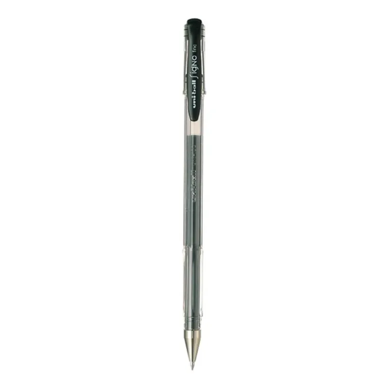 Zselés toll 0,5mm, Uni UM-100, írásszín fekete Zselés toll 0,5mm, Uni UM-100, írásszín fekete