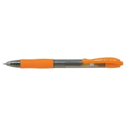 Zseléstoll, 0,39 mm, nyomógombos, PILOT "G-2", narancssárga