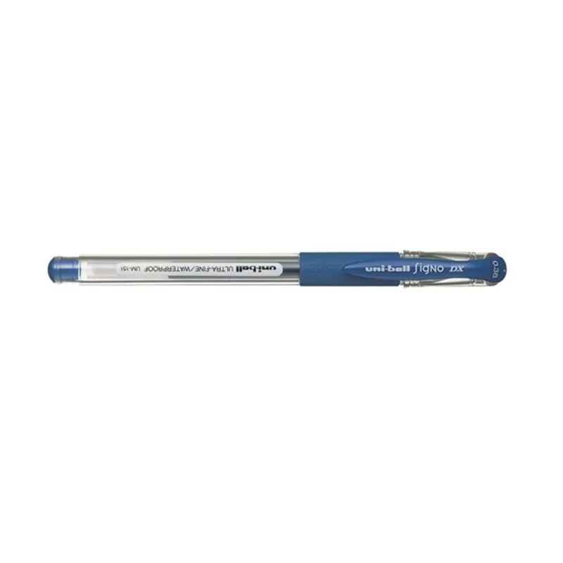 UNI Uni-ball Signo DX UM-151 0.38mm Gel Rollerball Pen - Blue UNI Uni-ball Signo DX UM-151 0.38mm Gel Rollerball Pen - Blue