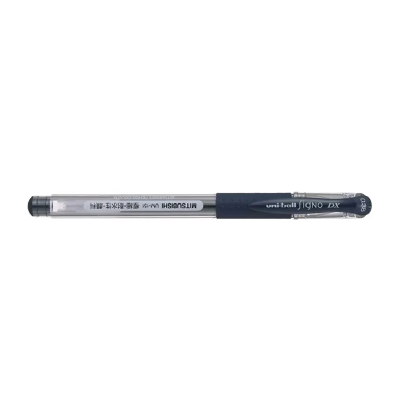 UNI Uni-ball Signo DX UM-151 0.38mm Gel Rollerball Pen - Blue-Black UNI Uni-ball Signo DX UM-151 0.38mm Gel Rollerball Pen - Blue-Black