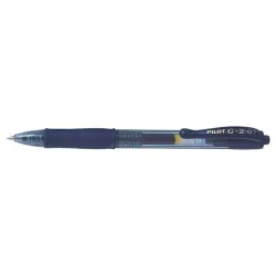 Zseléstoll, 0,32 mm, nyomógombos, PILOT "G-2", tintakék