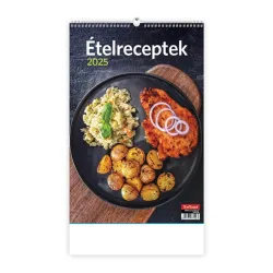 Kalendart 2025 T094 Ételreceptek falinaptár