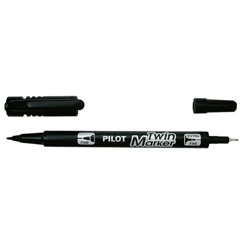 Pilot BeGreen Twin fekete marker Pilot BeGreen Twin fekete marker