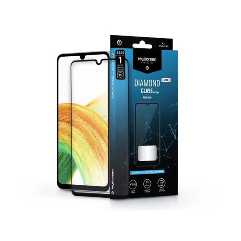 MSP LA-2162 Samsung A336B Galaxy A33 5G Diamond Glass Lite Edge2.5D edzett üveg képernyővédő MSP LA-2162 Samsung A336B Galaxy A33 5G Diamond Glass Lite Edge2.5D edzett üveg képernyővédő