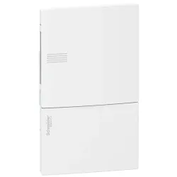 Schneider MIP22104 MINI PRAGMA1x4 modul/PEN sín/teli ajtó/fehér komplett süllyesztett kiselosztó