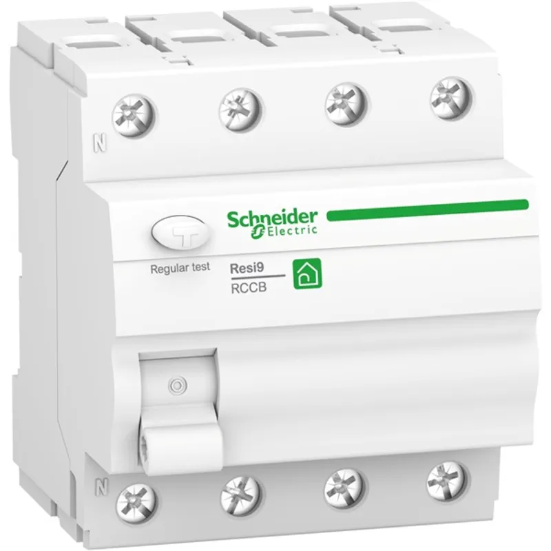 Schneider R9R02425 RESI9 4P/25A/30mA/A osztály/áram-védőkapcsoló Schneider R9R02425 RESI9 4P/25A/30mA/A osztály/áram-védőkapcsoló