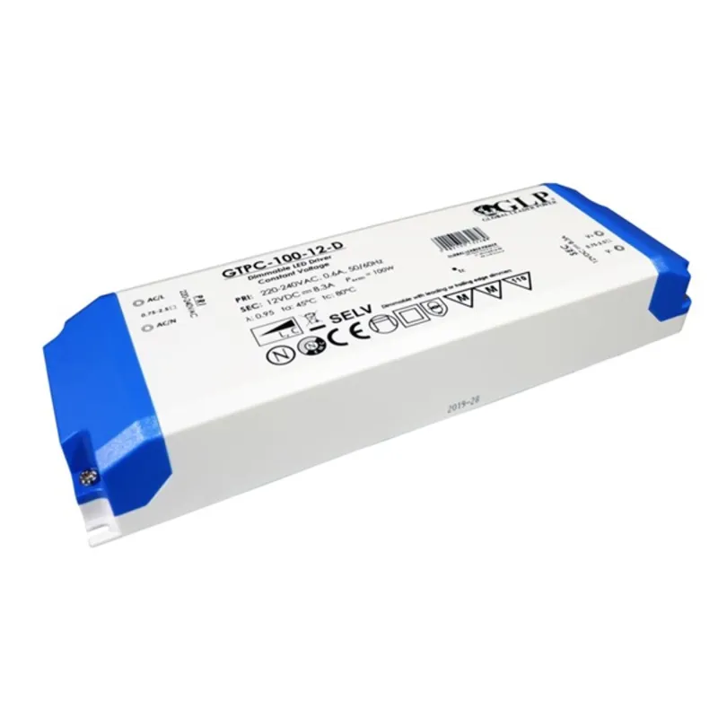 GLP GTPC-100-12-D 12V/8.3A 100W IP20 LED tápegység GLP GTPC-100-12-D 12V/8.3A 100W IP20 LED tápegység