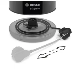 Bosch TWK3P423 DesignLine vízforraló fekete