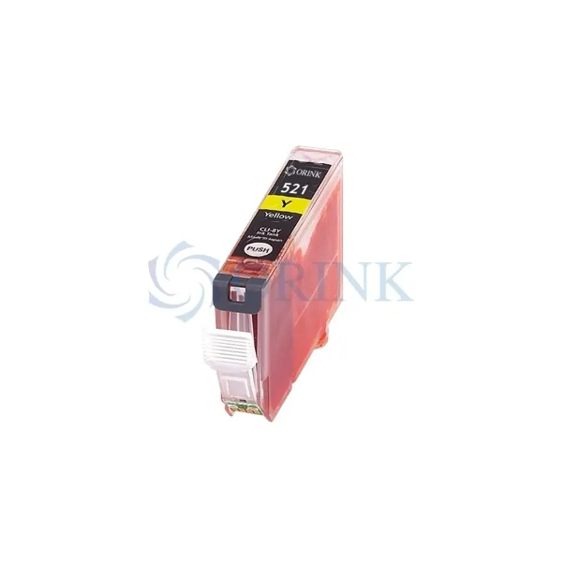 Orink CLI-521 Y új utángyártott Canon sárga tintapatron Orink CLI-521 Y új utángyártott Canon sárga tintapatron