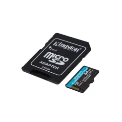 FL Kingston 64GB SD micro Canvas Go! Plus (SDXC Class 10  UHS-I U3) (SDCG3/64GB) memória kártya adapterrel