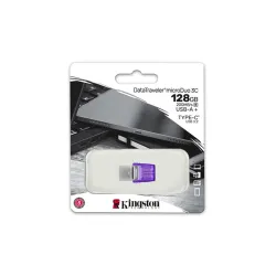 KINGSTON 128GB DataTraveler microDuo 3C 200MB/s dual USB-A + USB-C