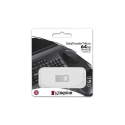 Kingston 64GB DataTraveler Micro USB 3.2 Gen 1 pendrive fém