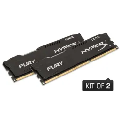 16GB 1866MHz DDR3L RAM Kingston 1.35V HyperX Fury Black Series CL10 (2x8GB) (HX318LC11FBK2/16)