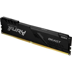 Kingston FURY Beast - DDR4 - module - 16 GB - DIMM 288-pin - 3200 MHz / PC4-25600 - CL16 - 1.35 V - unbuffered - non-ECC - black