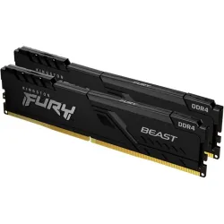 KINGSTON 32GB 3200MHz DDR4 CL16 DIMM Kit of 2 FURY Beast Black