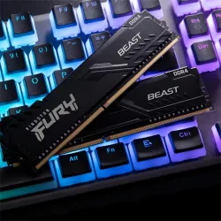 Kingston FURY Beast - DDR4 - module - 16 GB - DIMM 288-pin - 3200 MHz / PC4-25600 - CL16 - 1.35 V - unbuffered - non-ECC - black