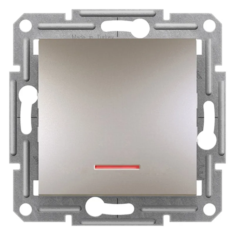 Schneider EPH1500169 ASFORA jelzőfényes/rugós bekötés/bronz váltókapcsoló Schneider EPH1500169 ASFORA jelzőfényes/rugós bekötés/bronz váltókapcsoló