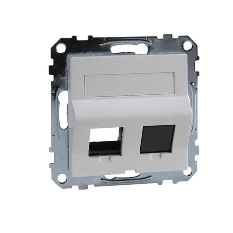Schneider MTN4568-0325 MERTEN System-M Keystone betétekhez/feliratozható/aktív fehér antibakteriális RJ45 adapter Schneider MTN4568-0325 MERTEN System-M Keystone betétekhez/feliratozható/aktív fehér antibakteriális RJ45 adapter