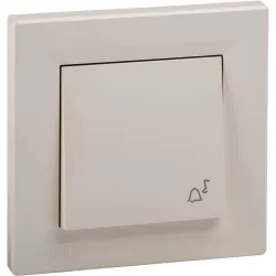 Schneider EPH0800223 ASFORA IP44 egypólusú csengő nyomó bézs