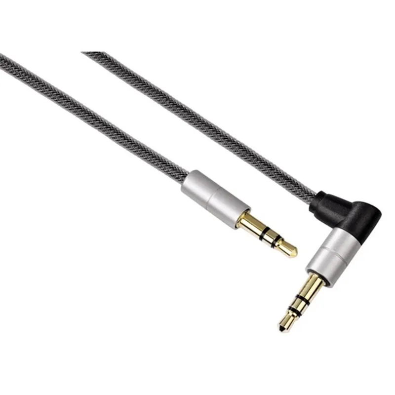 Hama AluLine Connecting 3.5mm jack plug - 90° plug 0,75m kábel Hama AluLine Connecting 3.5mm jack plug - 90° plug 0,75m kábel
