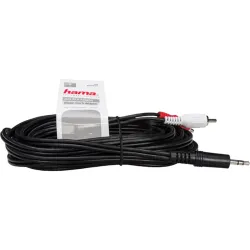 Hama 30456 ST ECO 5,0m 3,5 mm Jack-2 RCA összekötő kábel