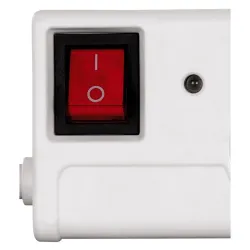 Hama Hálózati Elosztó Kapcsolóval 6DIN 1,4m White
