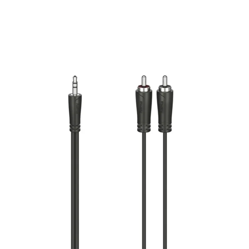 Hama FIC 3,5MM Jack 2RCA öszzekötőkábel 1,5m Black Hama FIC 3,5MM Jack 2RCA öszzekötőkábel 1,5m Black