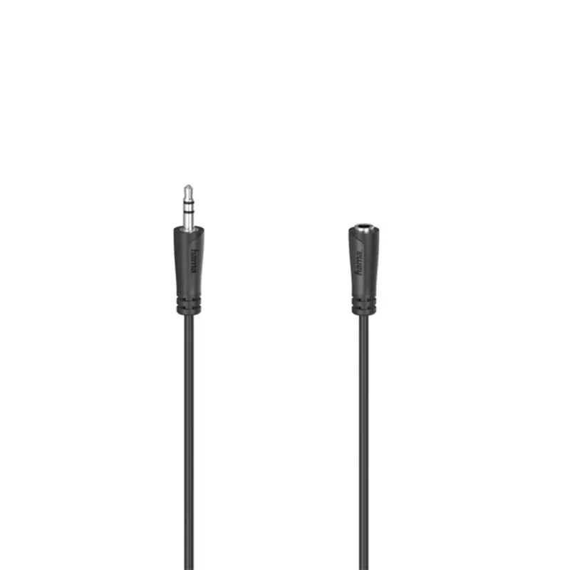 Hama Kábel - 205120 (audio hosszabbító, 3,5mm jack, 3m, fekete) Hama Kábel - 205120 (audio hosszabbító, 3,5mm jack, 3m, fekete)
