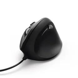 Hama i VERTICAL ERGONOMIC EMC-500i fekete USB egér
