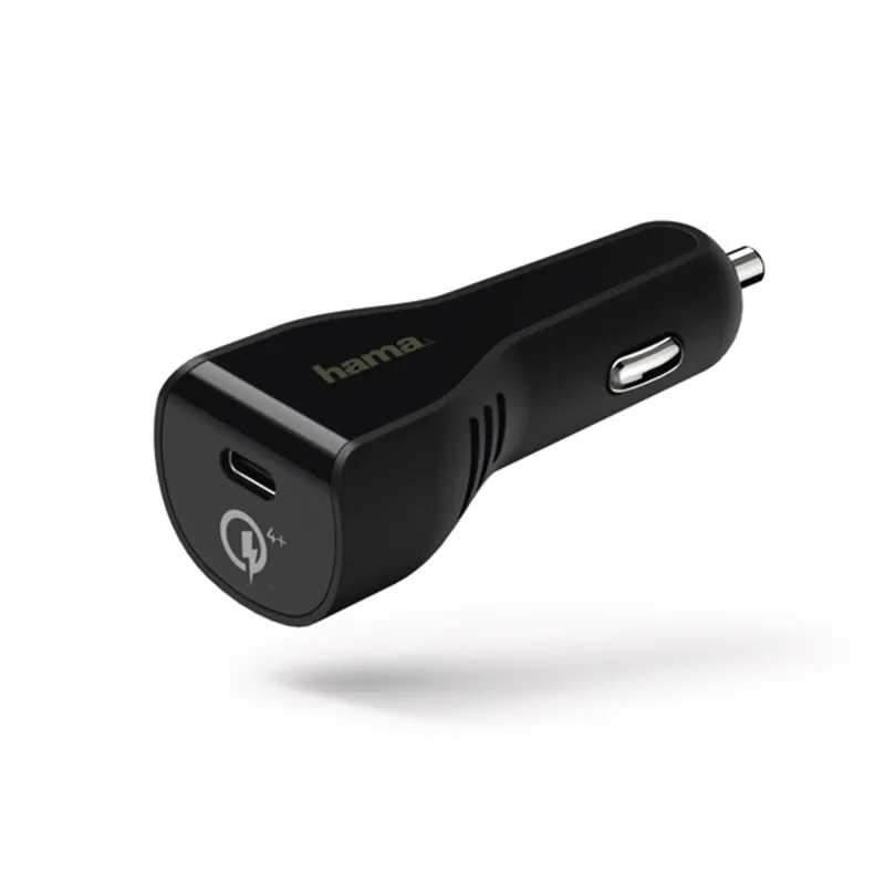 Hama Qualcomm Quick Charge 4+ Vehicle Car Charger Black Hama Qualcomm Quick Charge 4+ Vehicle Car Charger Black