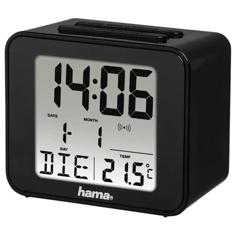 Hama Cube Digital Clock Black Hama Cube Digital Clock Black