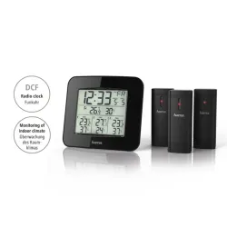 Hama EWS-TRIO Időjárás Állomás Black