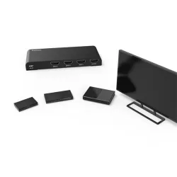 Hama HDMI elosztó - 121770 (3xHDMI, 4K/30, távirányító, fekete)