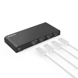 Hama HDMI elosztó - 121770 (3xHDMI, 4K/30, távirányító, fekete)