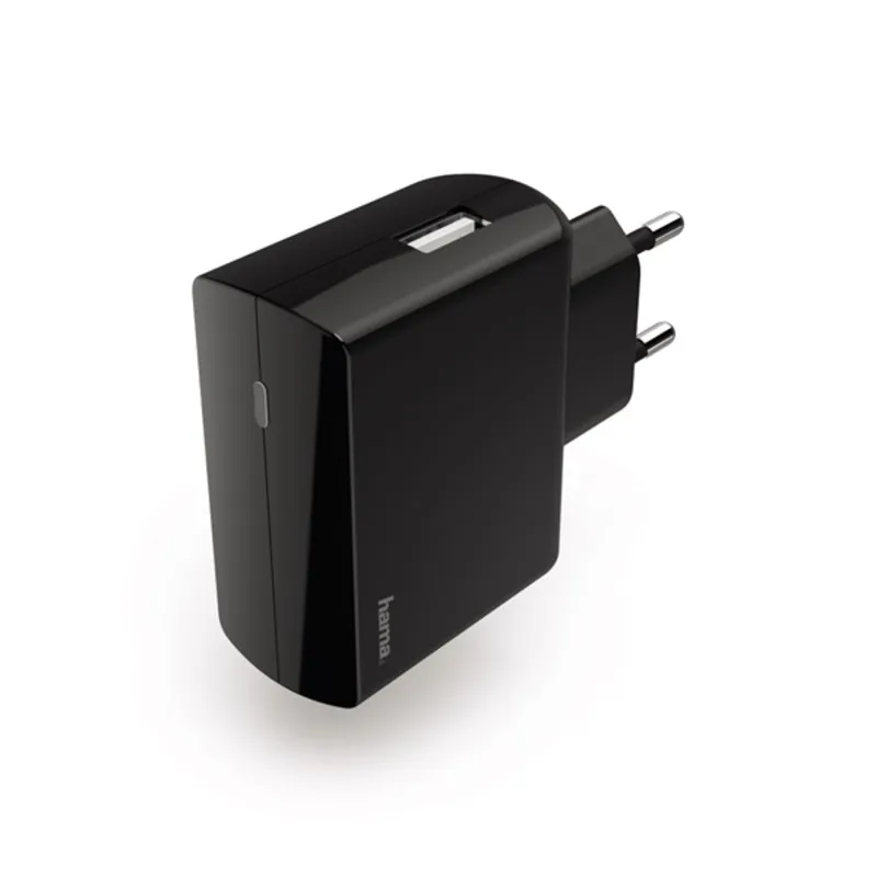 Hama USB 2,4A Hálózati töltő Black Hama USB 2,4A Hálózati töltő Black