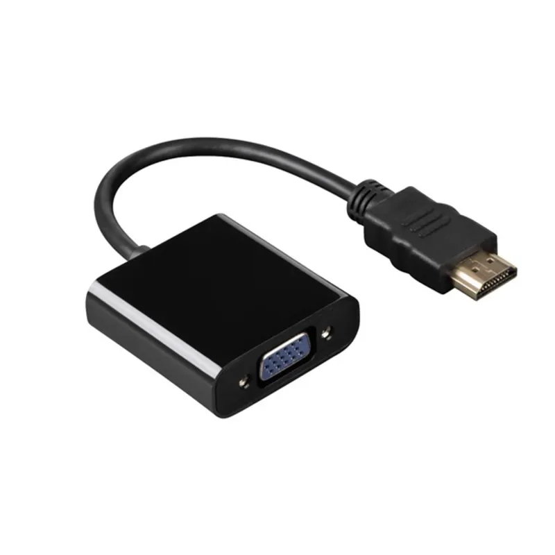 Hama Átalakító - 200343 (VGA adapter, HDMI, fekete) Hama Átalakító - 200343 (VGA adapter, HDMI, fekete)