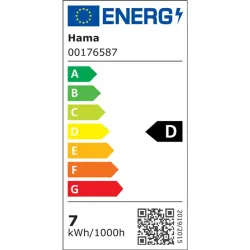 HAMA 176587, OKOS SZÁLAS LED IZZÓ WIFI E27 7W MELEG FEHÉR