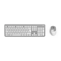 Hama 13182676 "KMW-700" fehér vezeték nélküli billentyűzet + egér