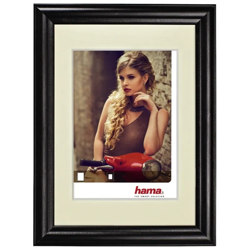 Hama 175117 "BELLINA" 13x18 cm fekete fa keret Hama 175117 "BELLINA" 13x18 cm fekete fa keret