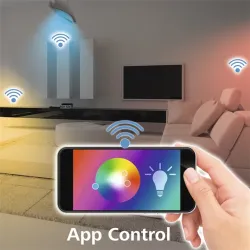 Hama 176583 470lm RGB E14 gyertya LED Wi-Fi smart home fényforrás